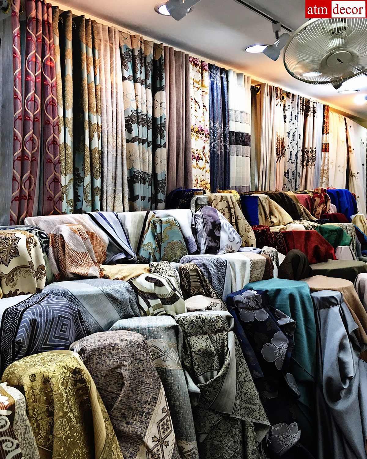ผ้าม่านพาหุรัด ร้านผ้าม่าน แฟบริค พลัส ถนนพาหุรัด ผ้าม่านราคาโรงงาน